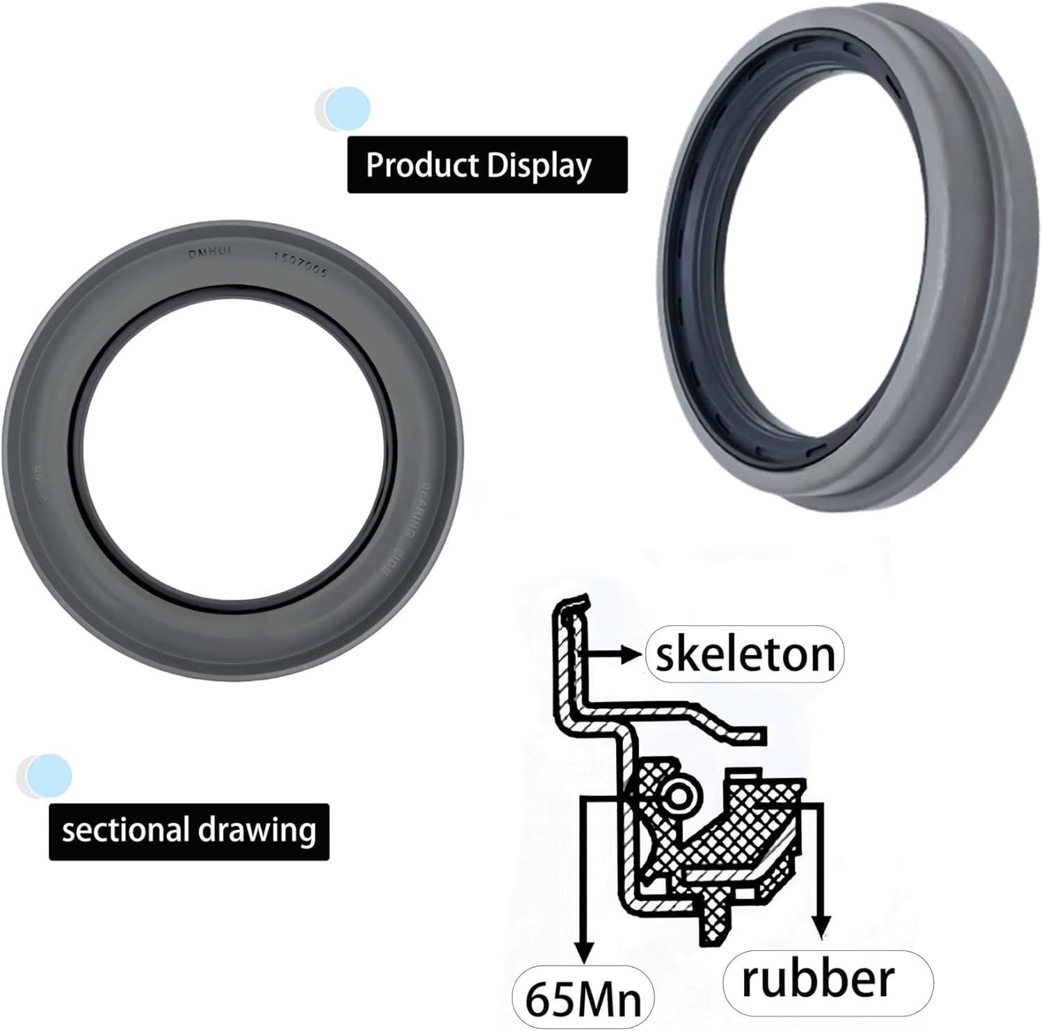 07.95x152.629x24.994mm Oil Seal