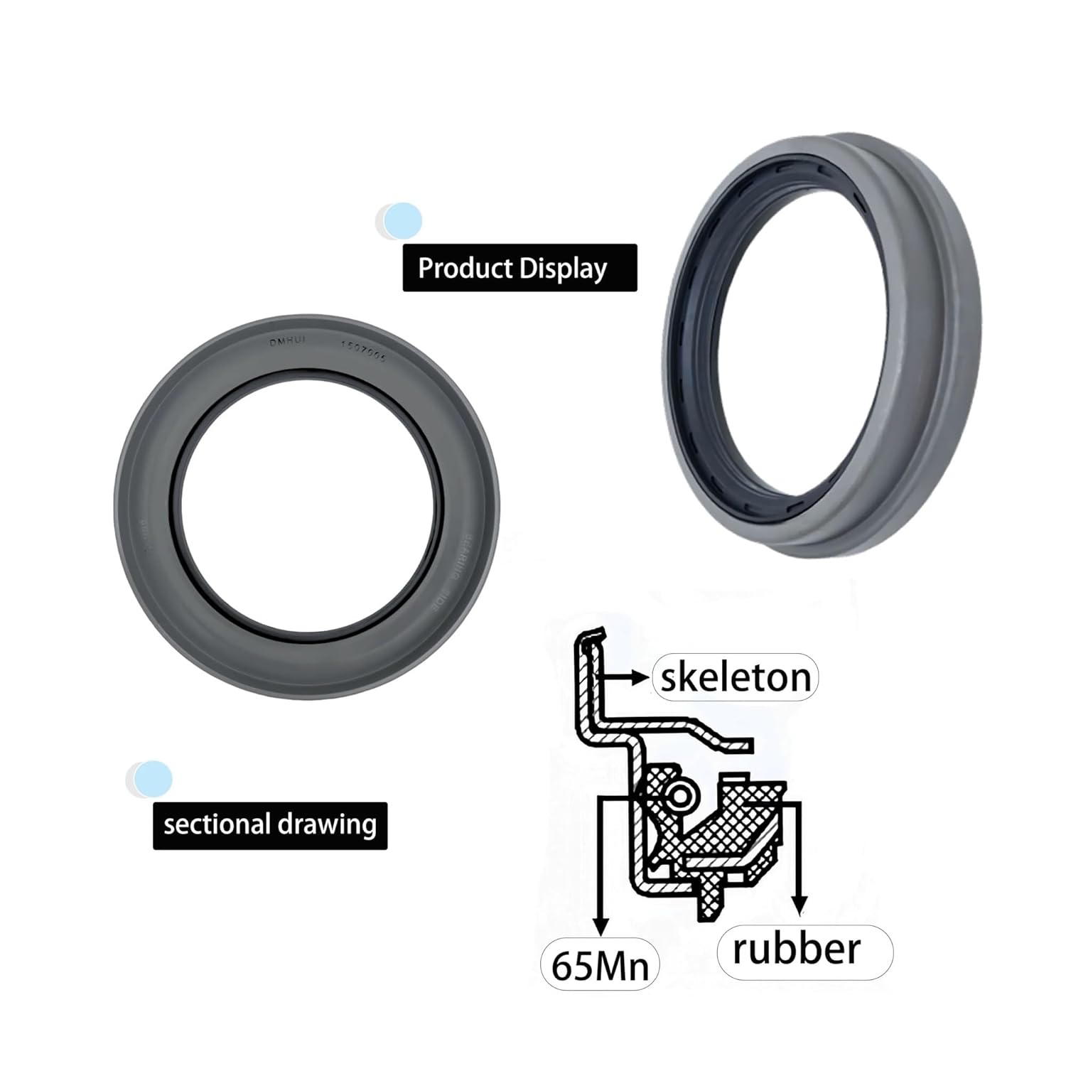 07.95x152.629x24.994mm Oil Seal