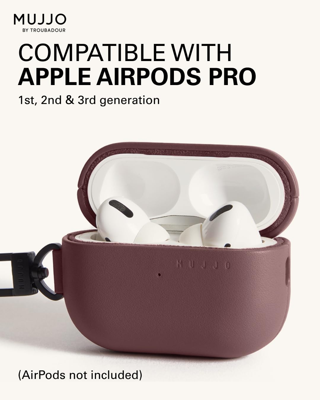 Amazon | Mujjo Echelonレザーケース AirPods Pro(第2世代)用