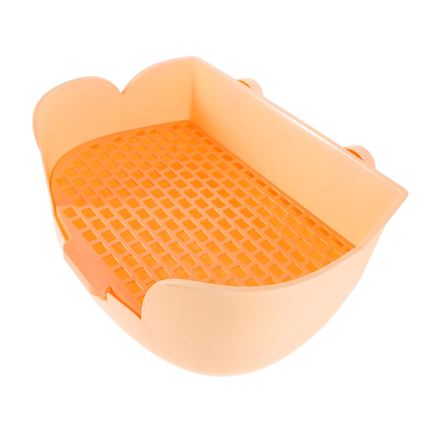 Yardwe Lettiera per Conigli Piccoli Supporto per Conigli Mangiatoia per Animali Domestici Toilette per Coniglietti Facile da Pulire Separazione Efficiente dei Rifiuti Adatto Diverse Gabbi