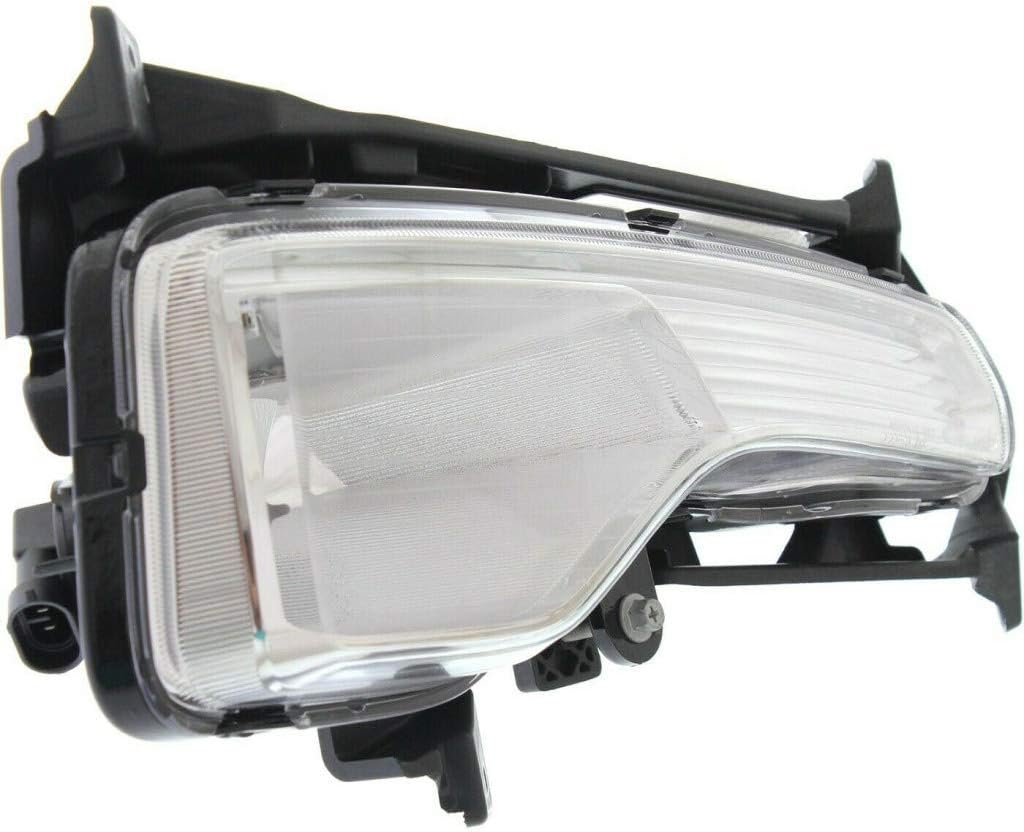 CarLights360: For 2011 2012 2013 Kia Sorento Fog Light Assembly Passenger Side | w/Bulbs For KI2593130