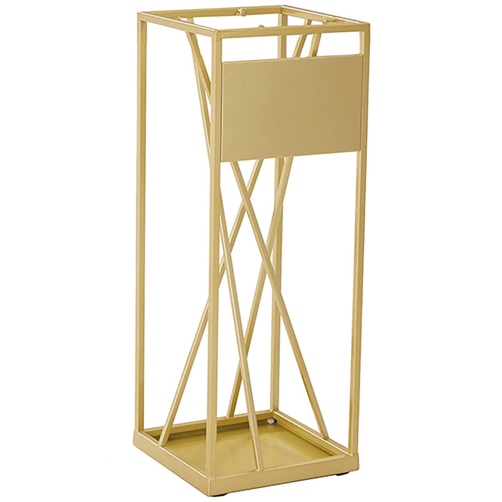 Parapluie nordmoderne stand en métal robuste pour le rangement élégant des bâtons et cannes