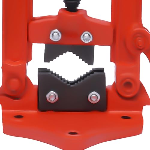 Miniatura 6 de Kit de trinquete de enhebrador de tubos de mano con 5 troqueles, cortador de tubería portátil, herramienta de plomería con estuche de transporte de