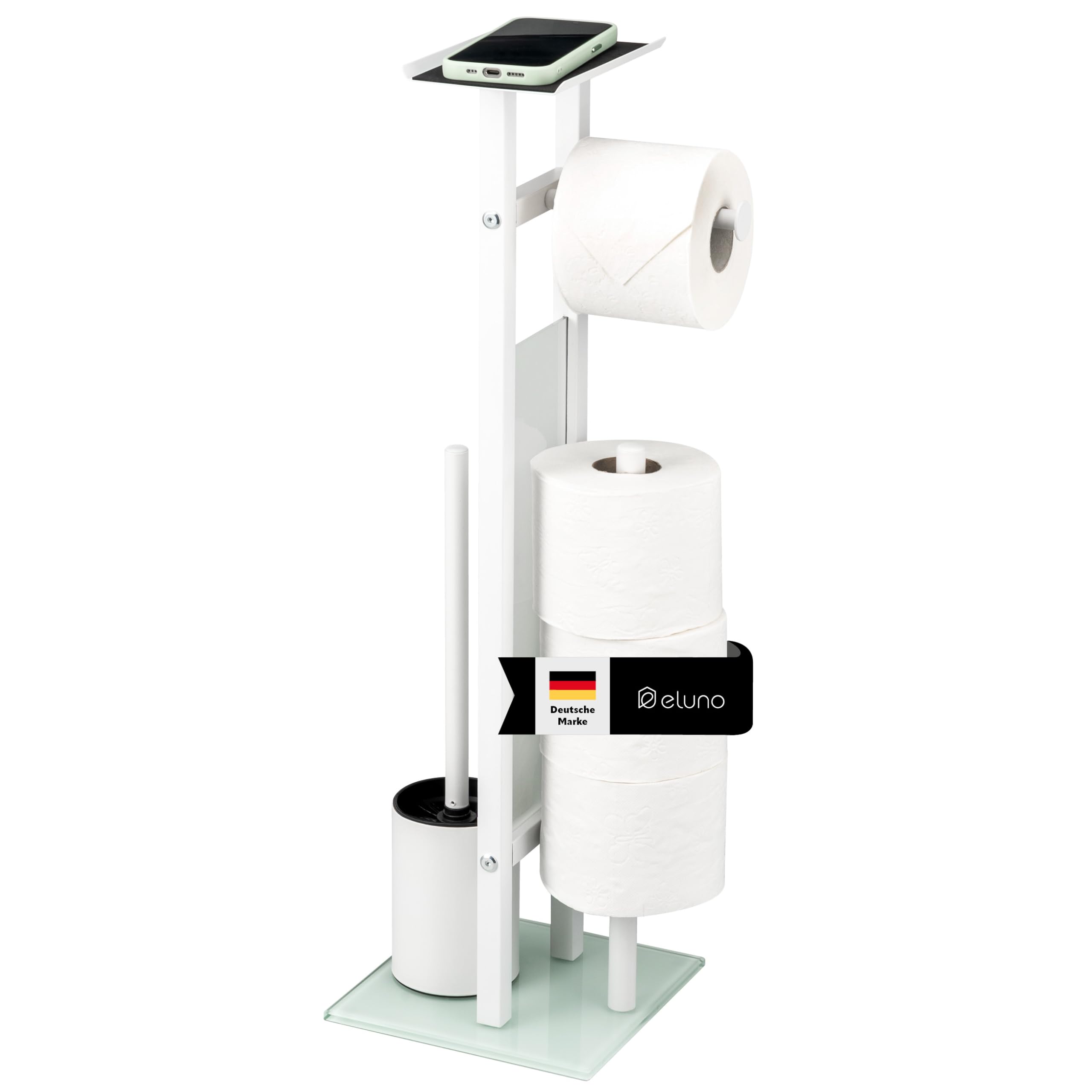 eluno Set WC 4 in 1, set WC autoportante incluso
