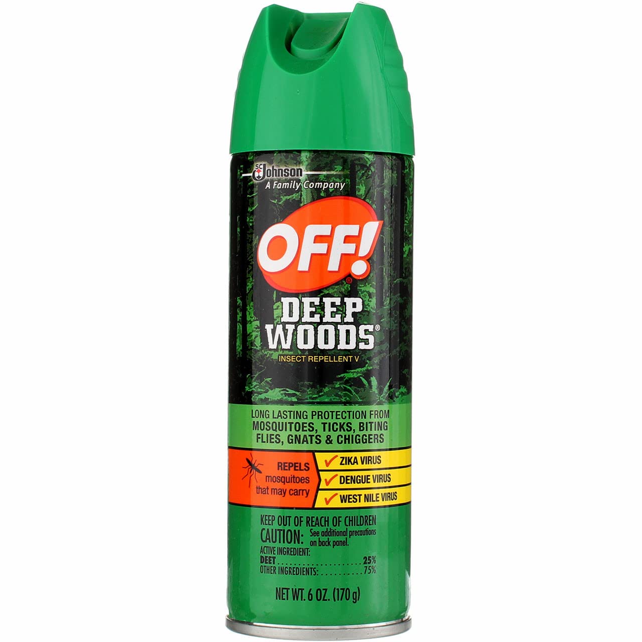 Off Deep Woods Insect Repellent 6 Ounce Spray (2 Pack)