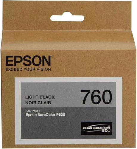 Miniatura 8 de Adorama Cartucho de tinta de repuesto compatible para Epson T760 P600, negro HD (foto/mate/luz/luz), cian HD, magenta HD (luz vívida/vívida),