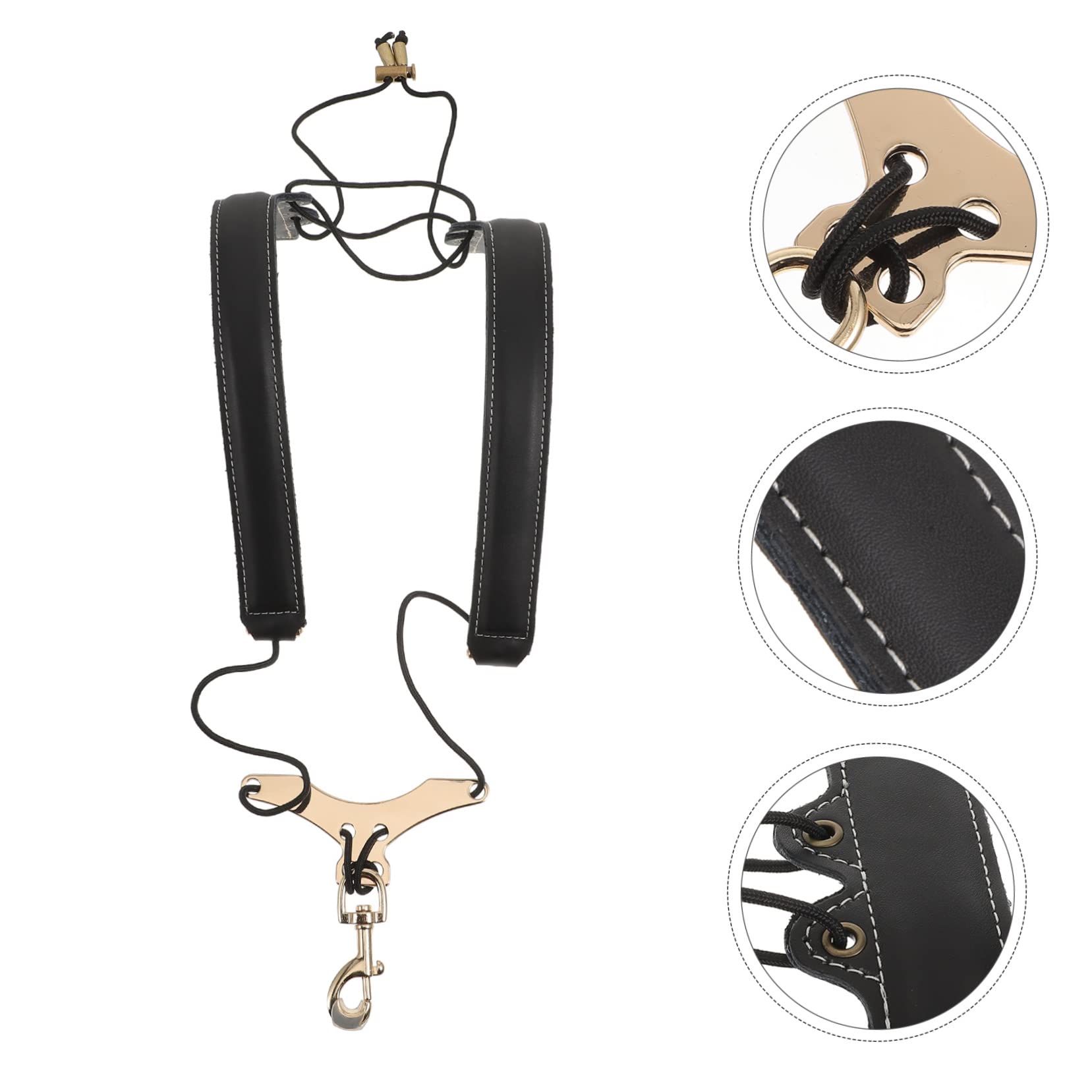 Abaodam Harnais De Saxophone Portable Sangle Épaule Pour Saxophone Sangle De Poitrine