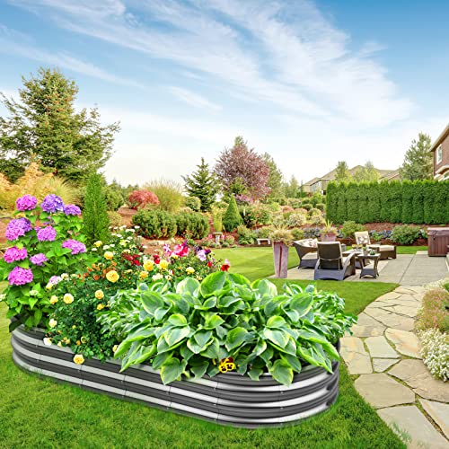 Ezioss Raised Garden Bed - Aluzinc Planter Box For Outdoor Gardening And Planting, Ideal For Plants And Vegetables #TOP5