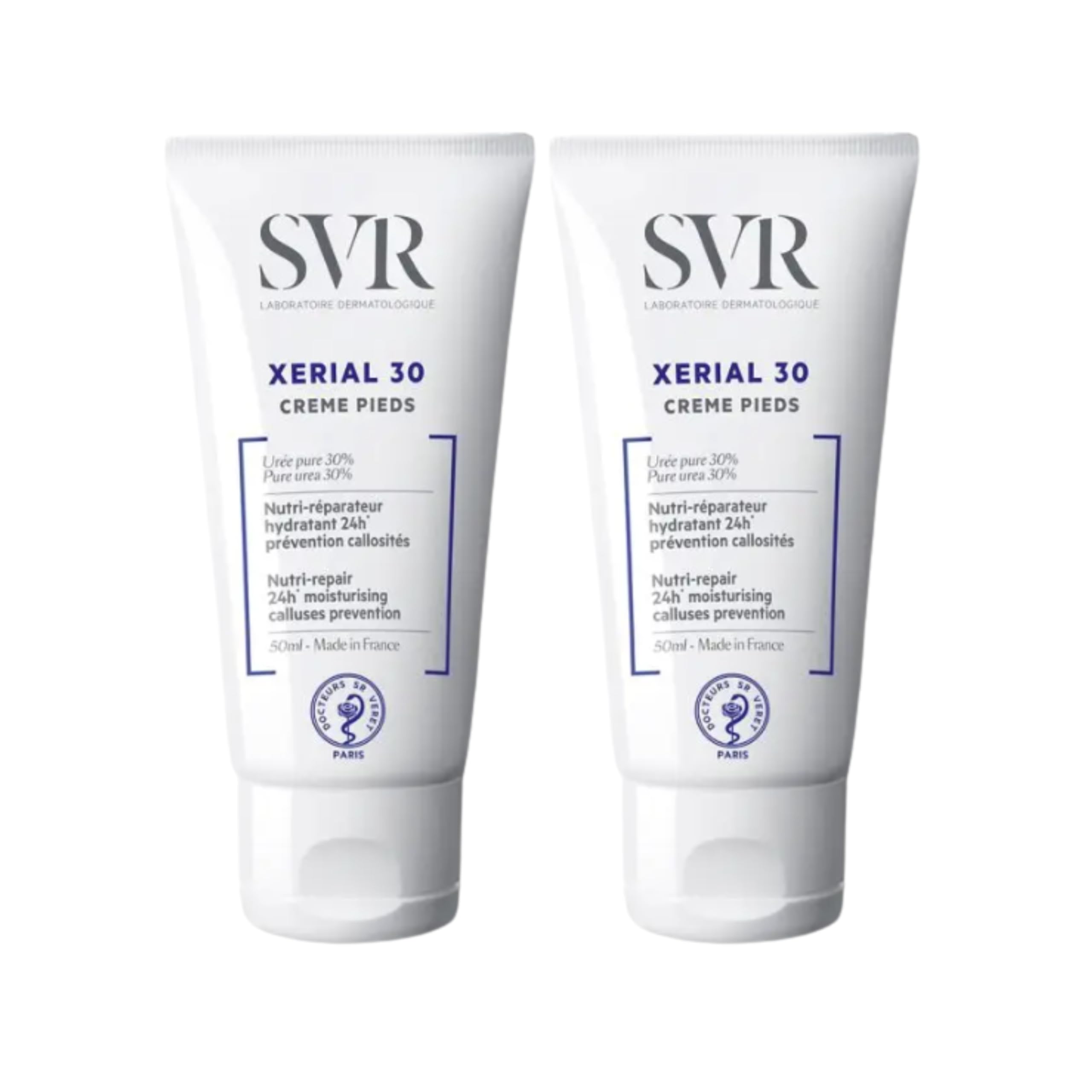 Xerial 30 Crema per Piedi | Riparare e Prevenire la Comparsa di Callosità | 24h | Nutre e Ammorbidisce la Pelle | Piedi Molto Secchi e Danneggiati | Testato sotto controllo dermatologico | Confezione