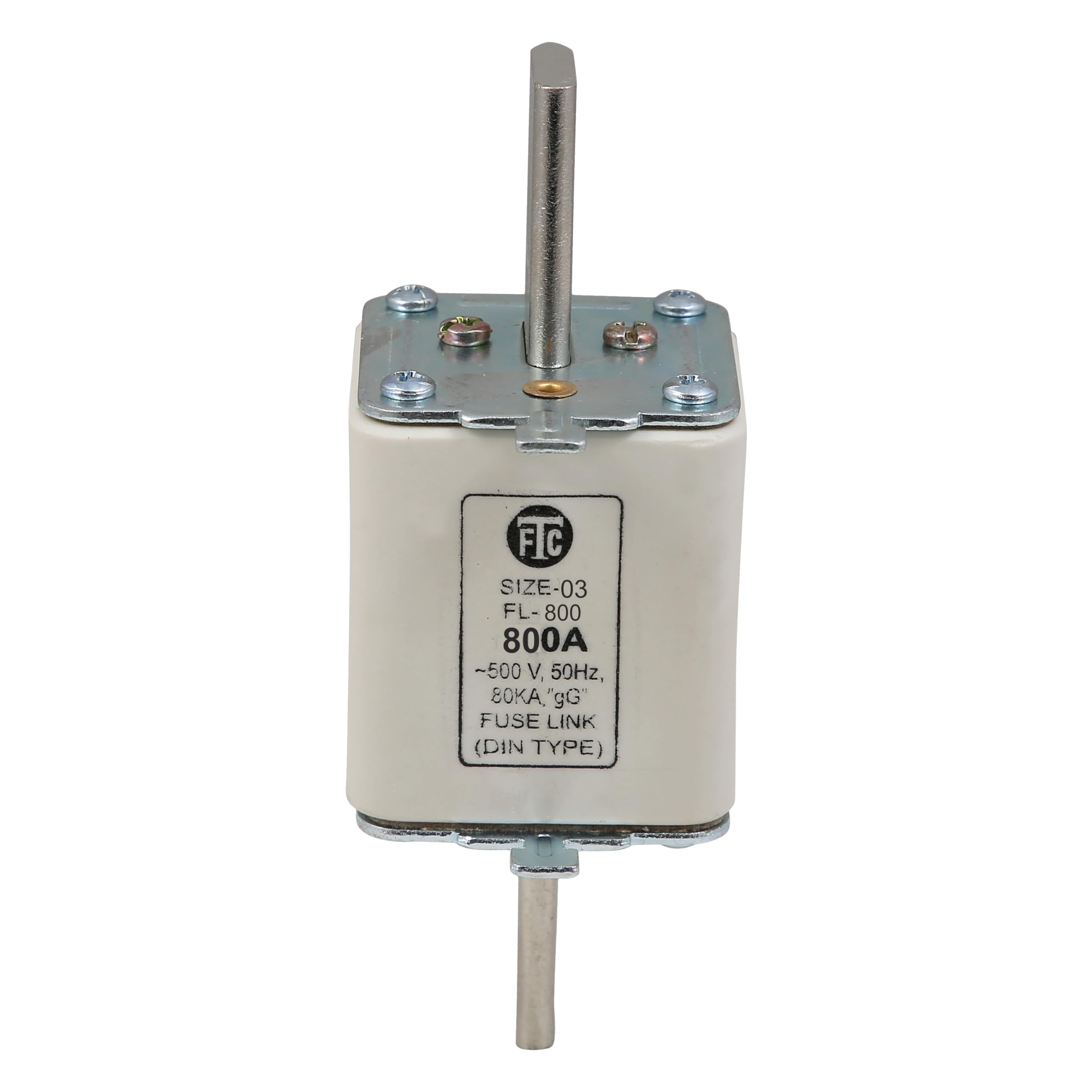 FTC - HRC FUSELINK 800 AMP FL-03 - SUITABLE FOR FBD 800, 500V (DIN TYPE) PACK OF - 3 PCS