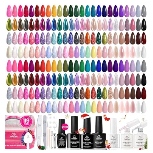 Beetles 100 Colors Gel Nail Polish Set