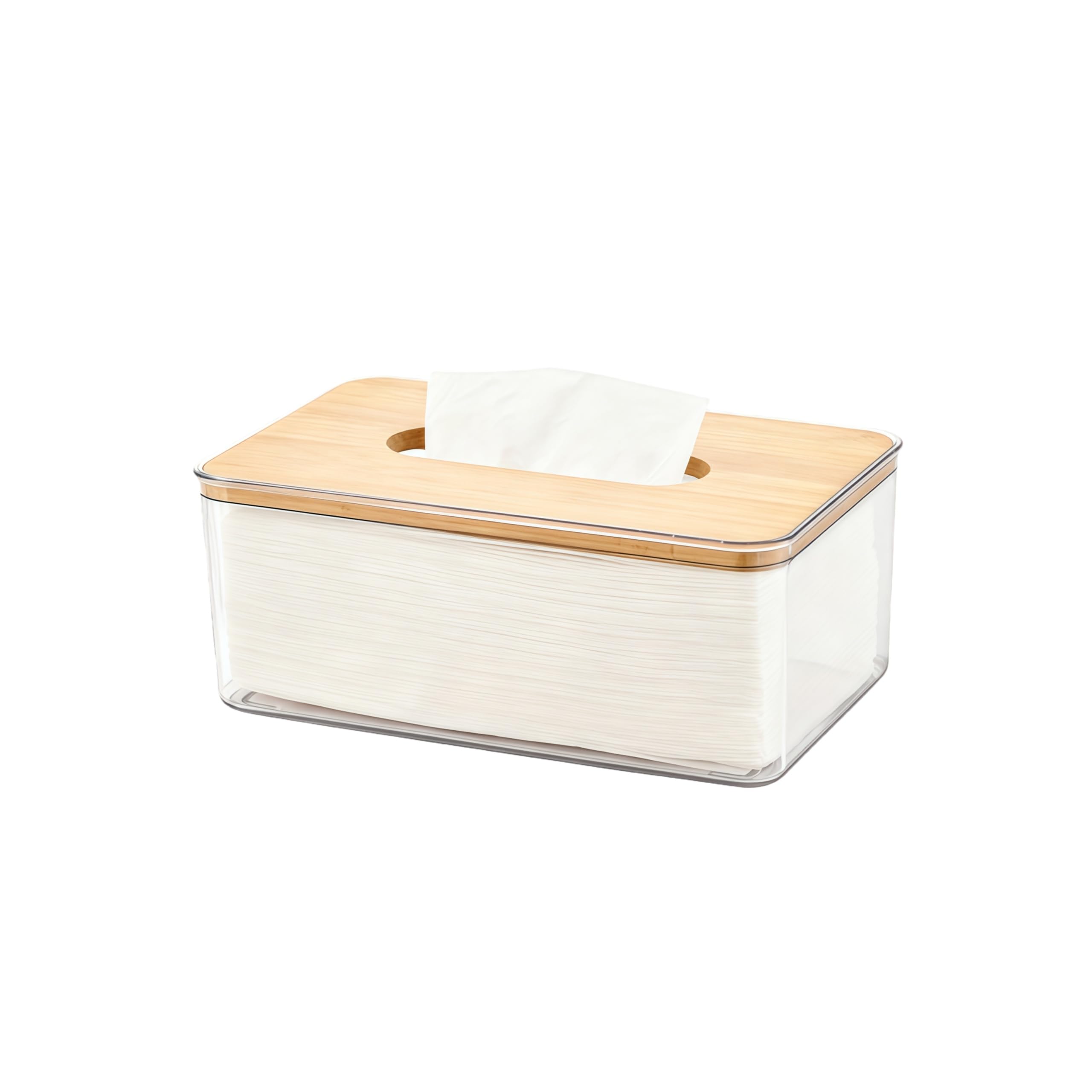 Amazon.com: Tissue Box Cover Rectangle, Clear Tissue Box Holder