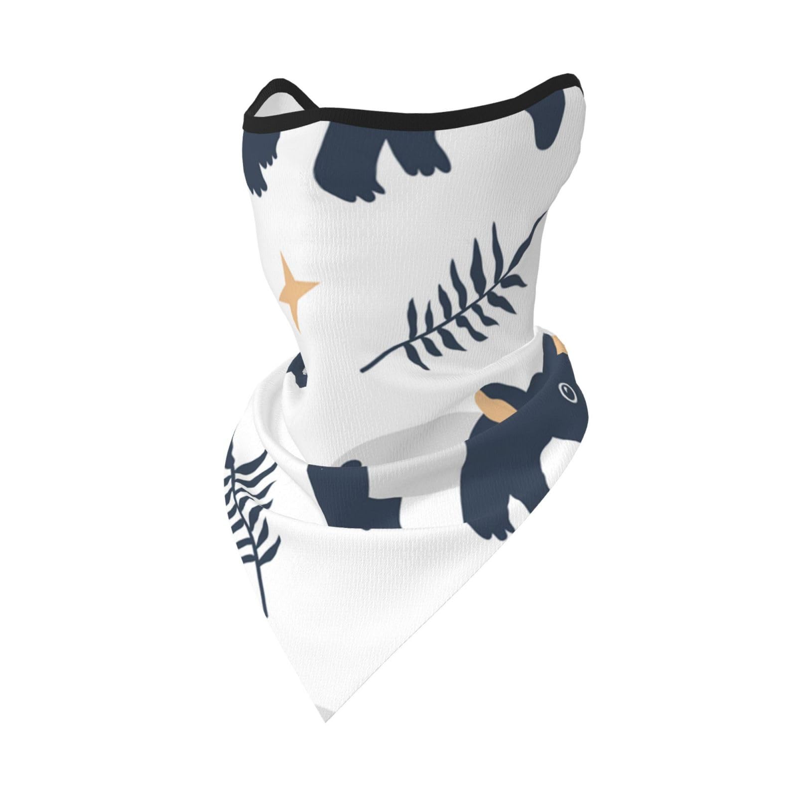 Hnnkloy Malayan Tapir,Soft Face Cover Neck Gaiter Half Face Mask Scarf Sports Mask