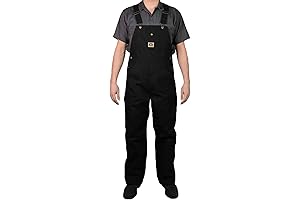 Ben Davis Gorilla Cut Bib Overalls in Black