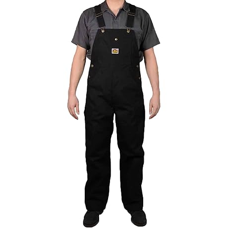 Ben Davis Gorilla Cut Bib Overalls in Black