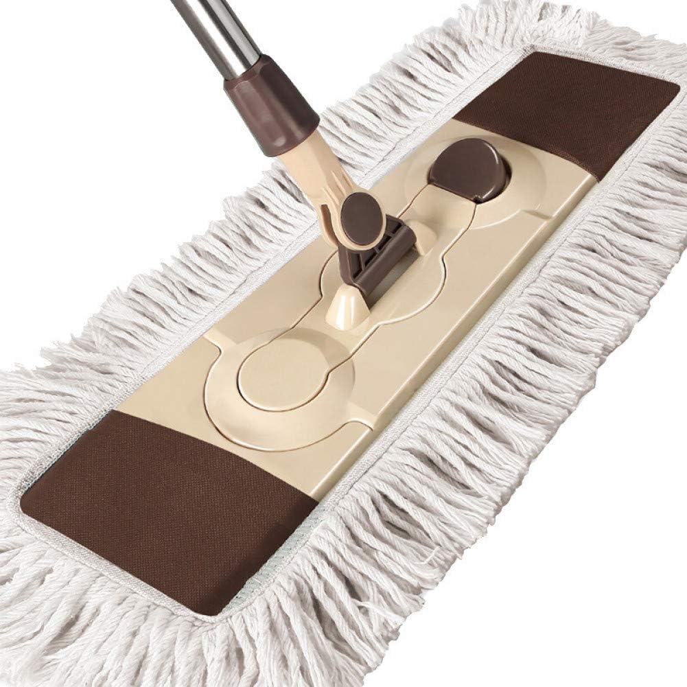 spingere la scopa per la polvere