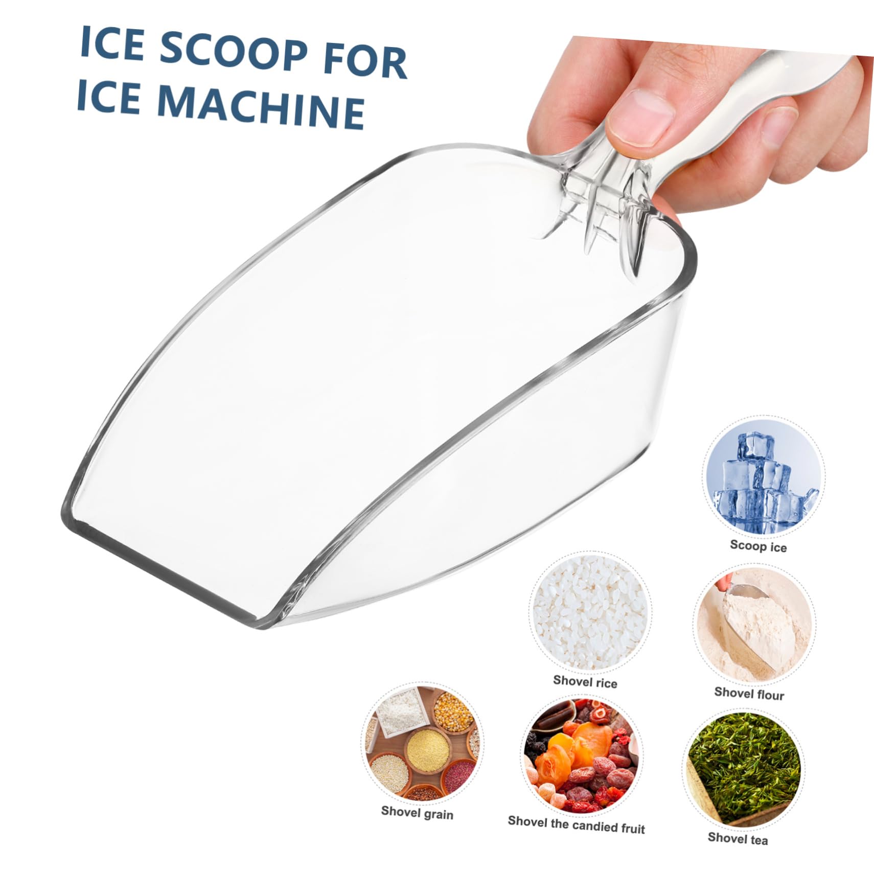 Amosfun 10 Stk Eislöffel Süßigkeiten Kugeln Küchenschaufel Werkzeug Eisschaufeln Für Die Bar Eisschaufel Für Eismaschine Food-scooper Küchenschaufeln Salzschaufel Plastik Wiederverwendbar