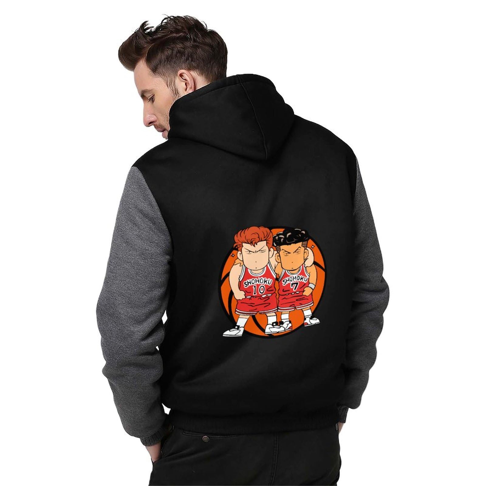 Amazon.co.jp: ジップアップパーカー メンズ スラムダンク 桜木 花道  