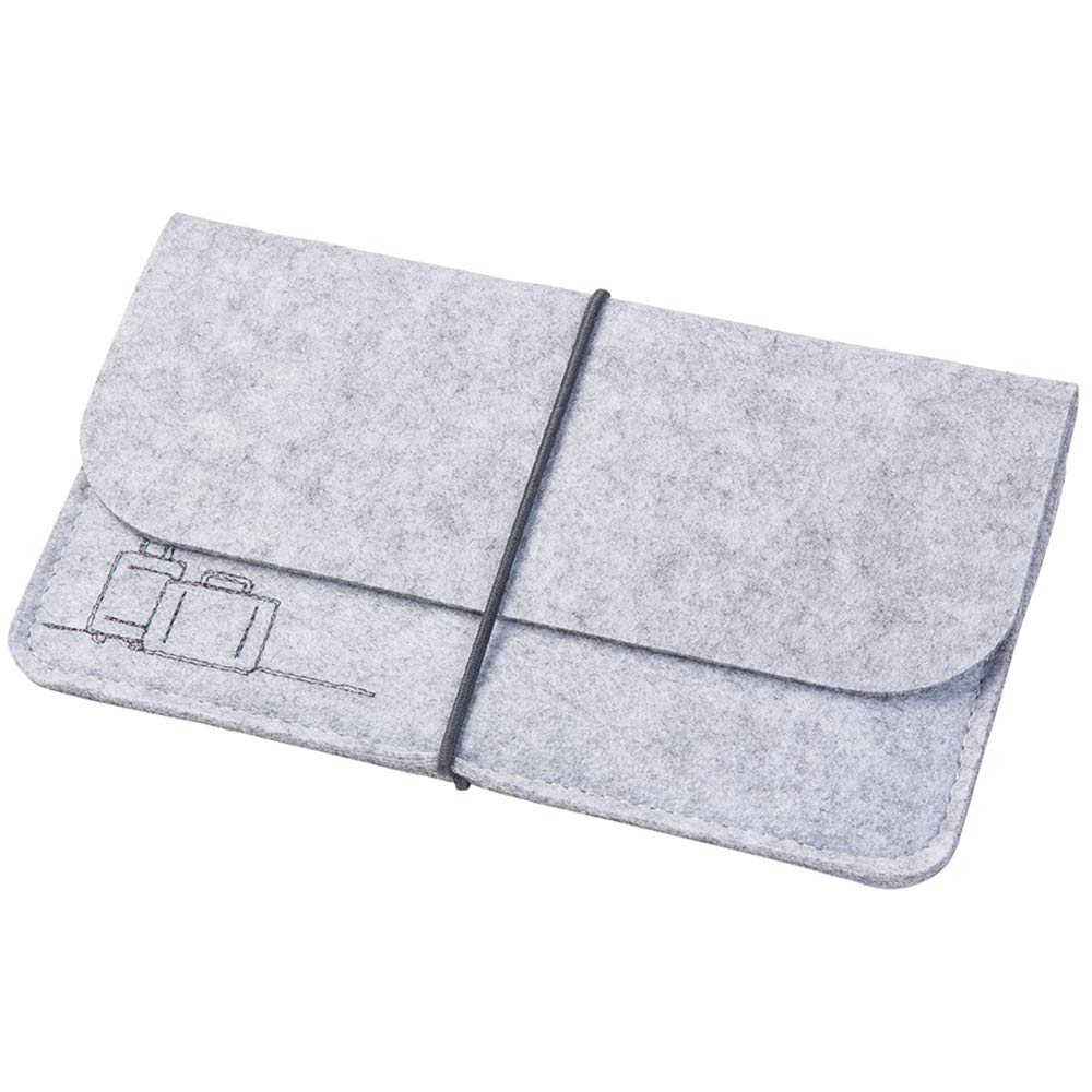 Passport Wallet Grey Mottled Light Grey Reisegepäck