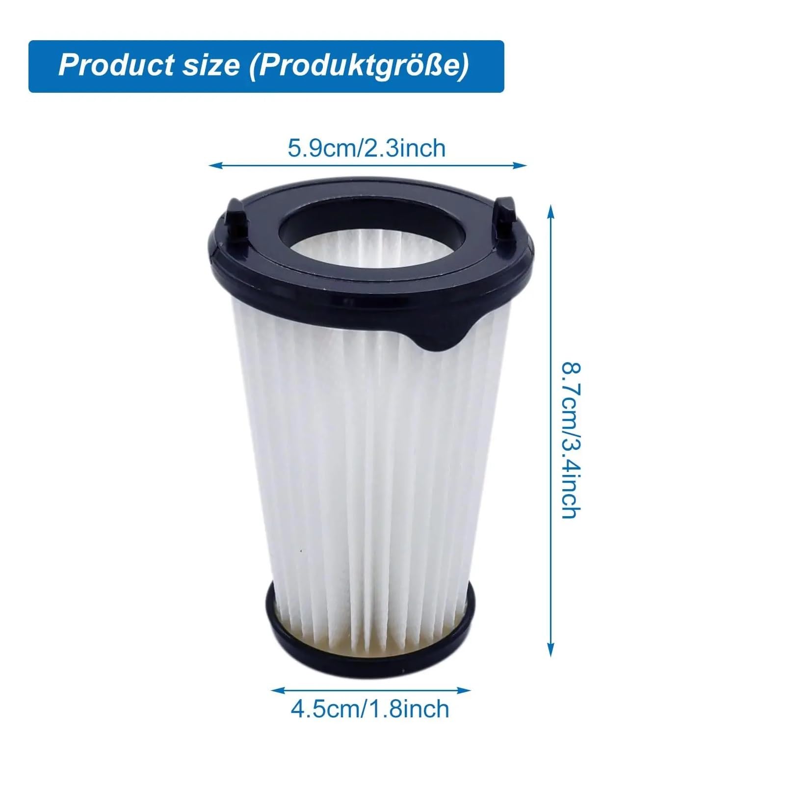 Compatible con AEG CX7 CX7-2 AEF150 EER73DB EER73BP EER73IG aspiradoras Filtro Hepa Accesorio de Repuesto Pieza de Repuesto(10pcs)