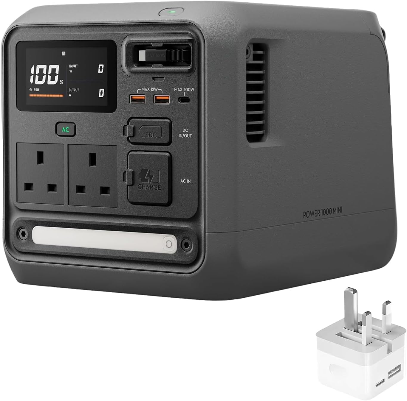 DJI Power 1000 Mini Portable Power Station, 1008Wh LFP Battery