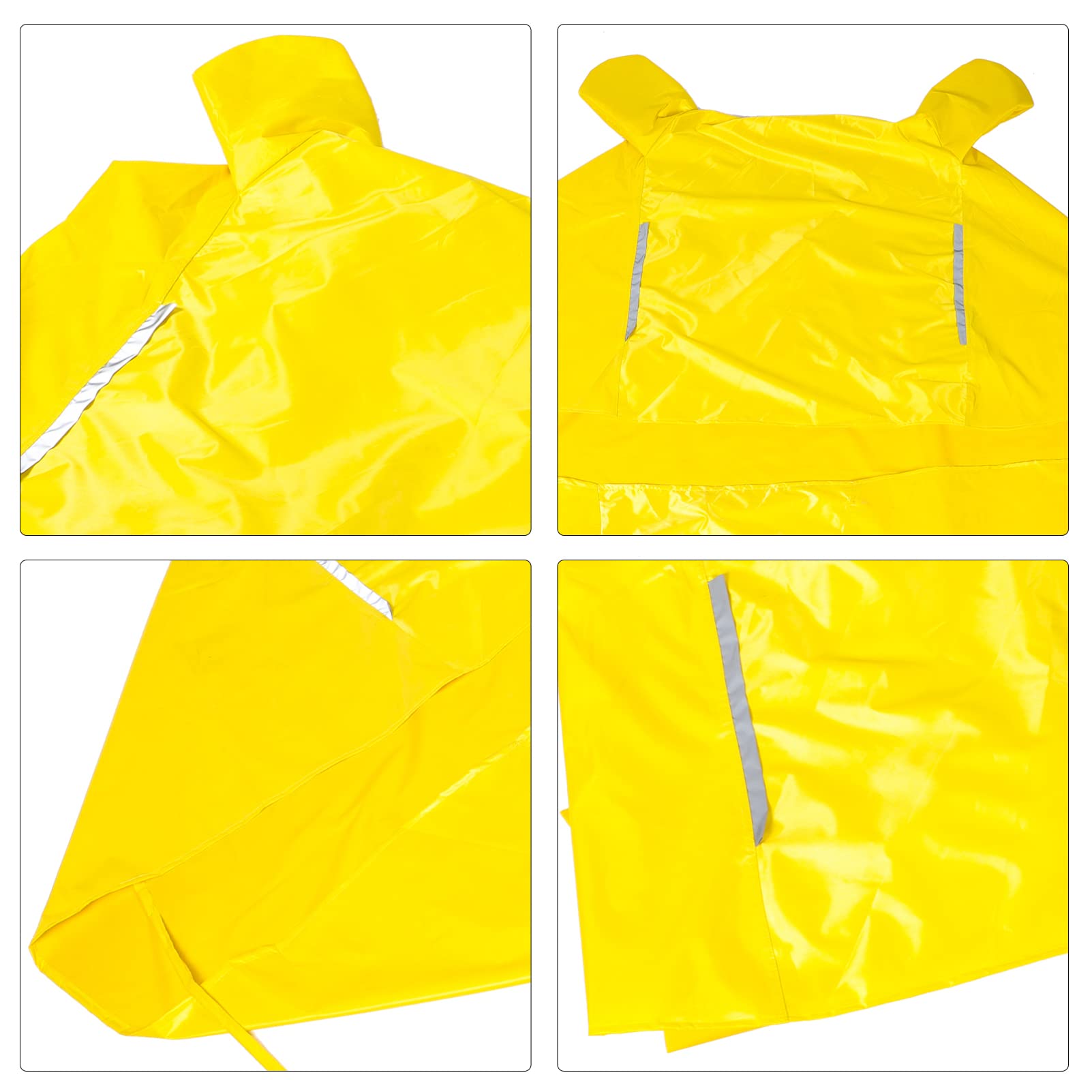 BESPORTBLE Motorradabdeckung Regenschutz 3XL aus Oxford Cloth Gelb