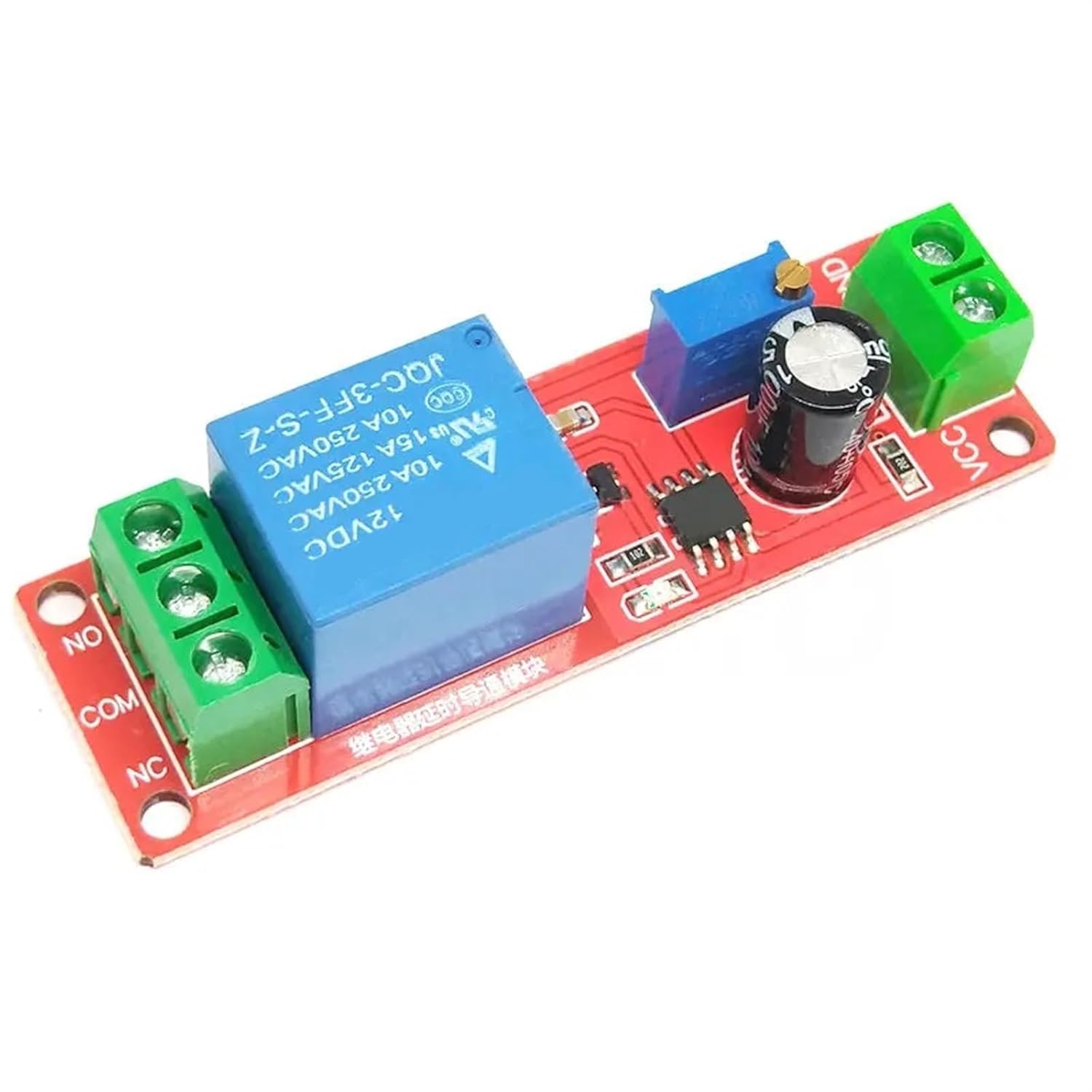 DC 5V 12V Time Delay Relay NE555 Time Relay Shield Timing Relay Timer Control Switch Car Relays Pulse Generation Duty Cycle 1Pcs(12V)