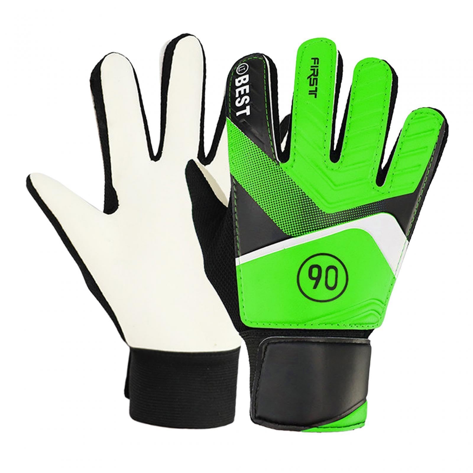Kids Goalkeeper Gloves Soccer Gloves Nonslip Breathable Soccer Goalie Gloves Green |Sporting Goods | Team Sports | Soccer | Clothing, Shoes & Accessories | Gloves-image-40