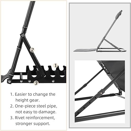 Miniatura 5 de Respaldo de cama elevador para cama sentado, silla de cama de lectura ajustable, soporte de respaldo de elevación para paciente, almohada plegable