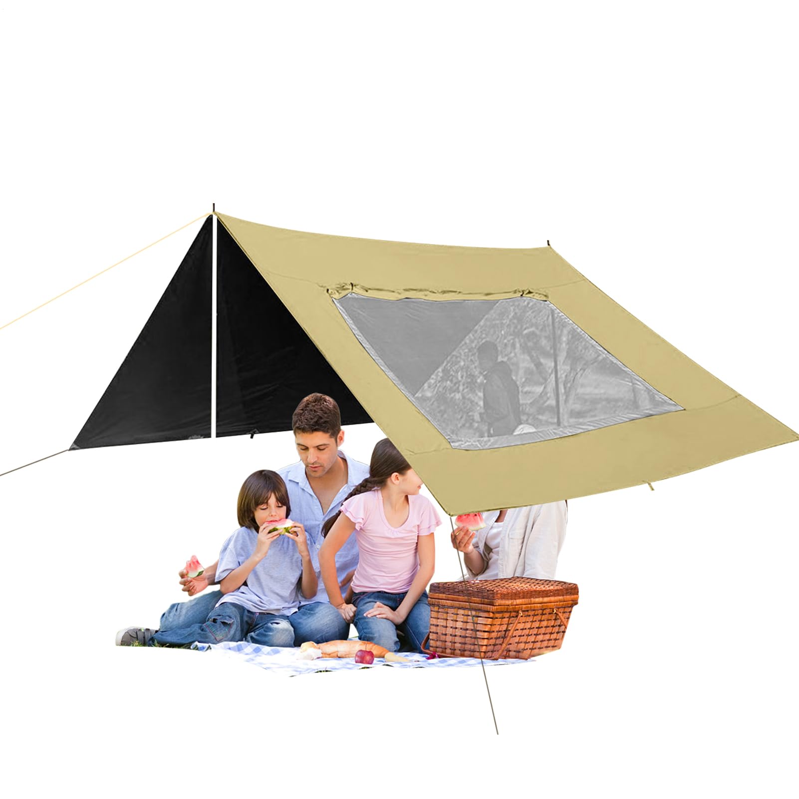 Auto Markise zum Camping Tragbare strapazierfähige Schwerlast-Überdachung | Outdoor Auto-Markise Sonnenschutz Für Lkw Automobil Limousine Pickup Wohnmobil Outdoor Picknick Angeln Wandern