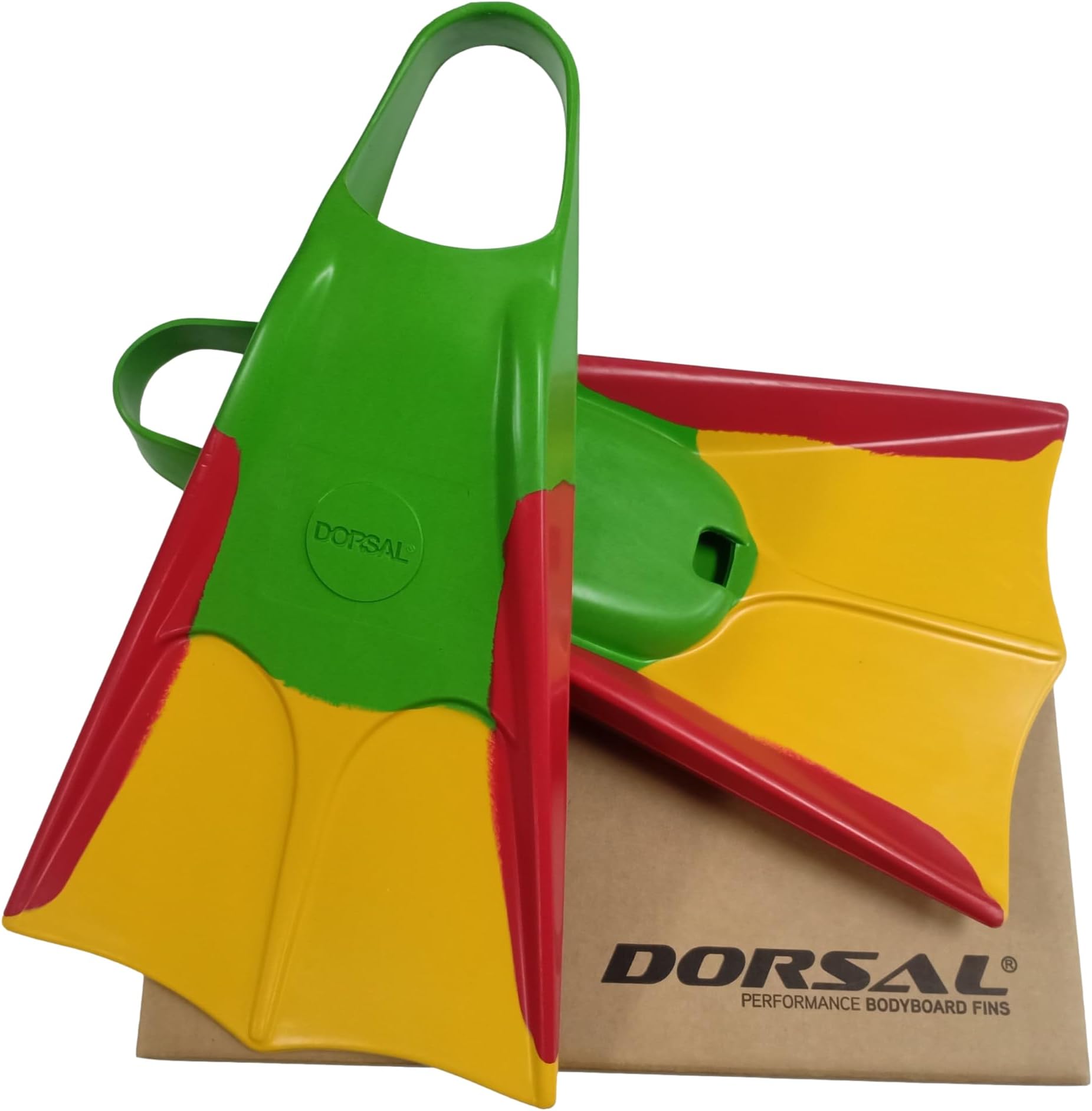 Bodyboard Bodysurfing Floating Swimfins (Flippers) Comfortable Natural Gum Rubber for Swimming, Diving, Surfing