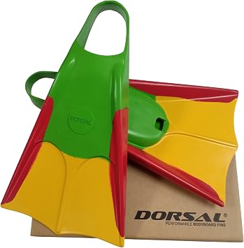 DORSAL Bodyboard Bodysurfing Floating Swimfins Flippers Comfortable Natural Gum Rubber for Swimming, Diving, Surfing