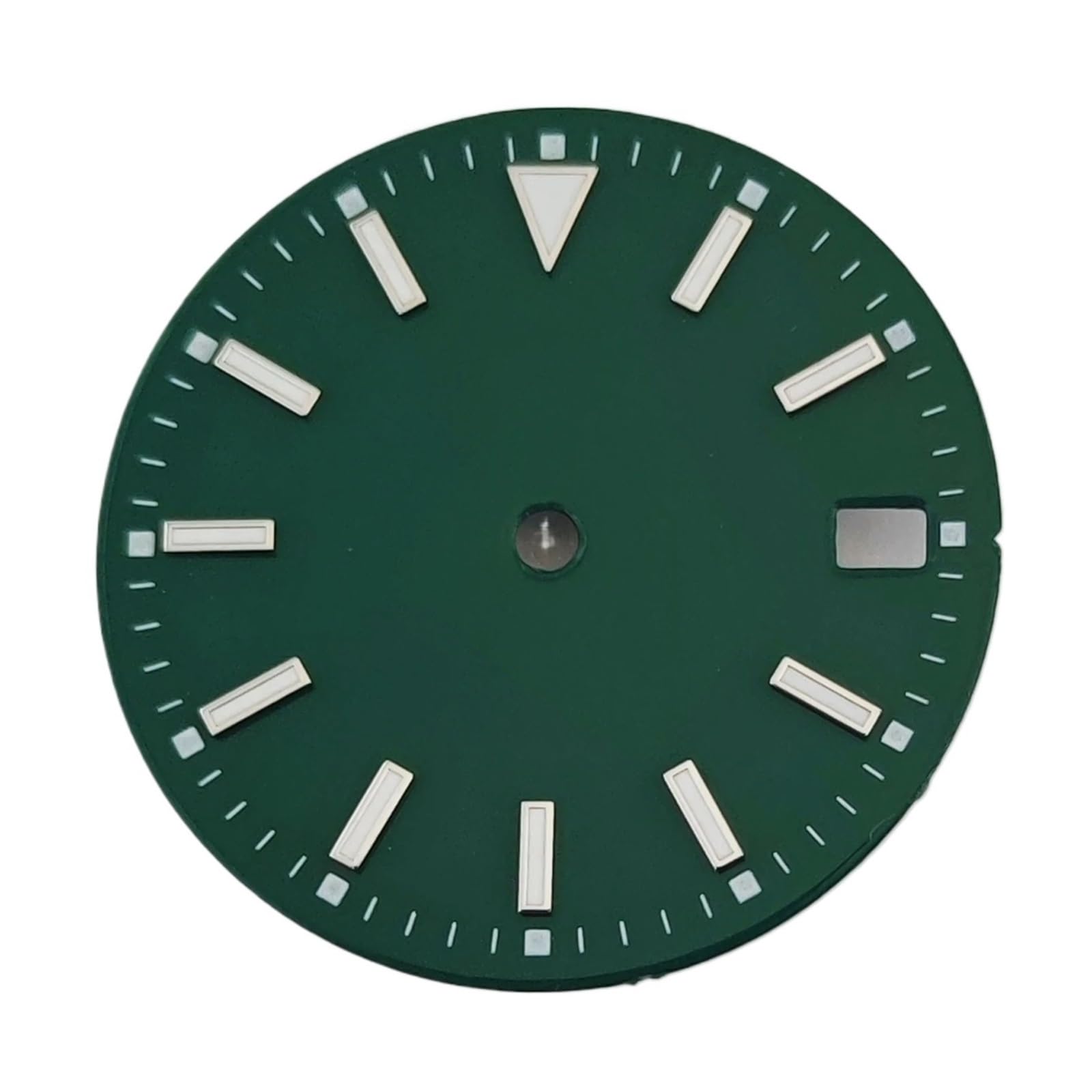 Quadrante Orologio Verde Luminoso 28.5mm Per Movimento NH35 / NH36 - Acciaio Inox - Foto 3