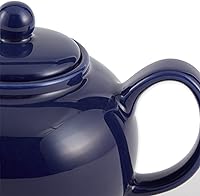 Vista 2 de Colección de teteras de gres RSVP International, apta para microondas y lavavajillas, 16 onzas, azul
