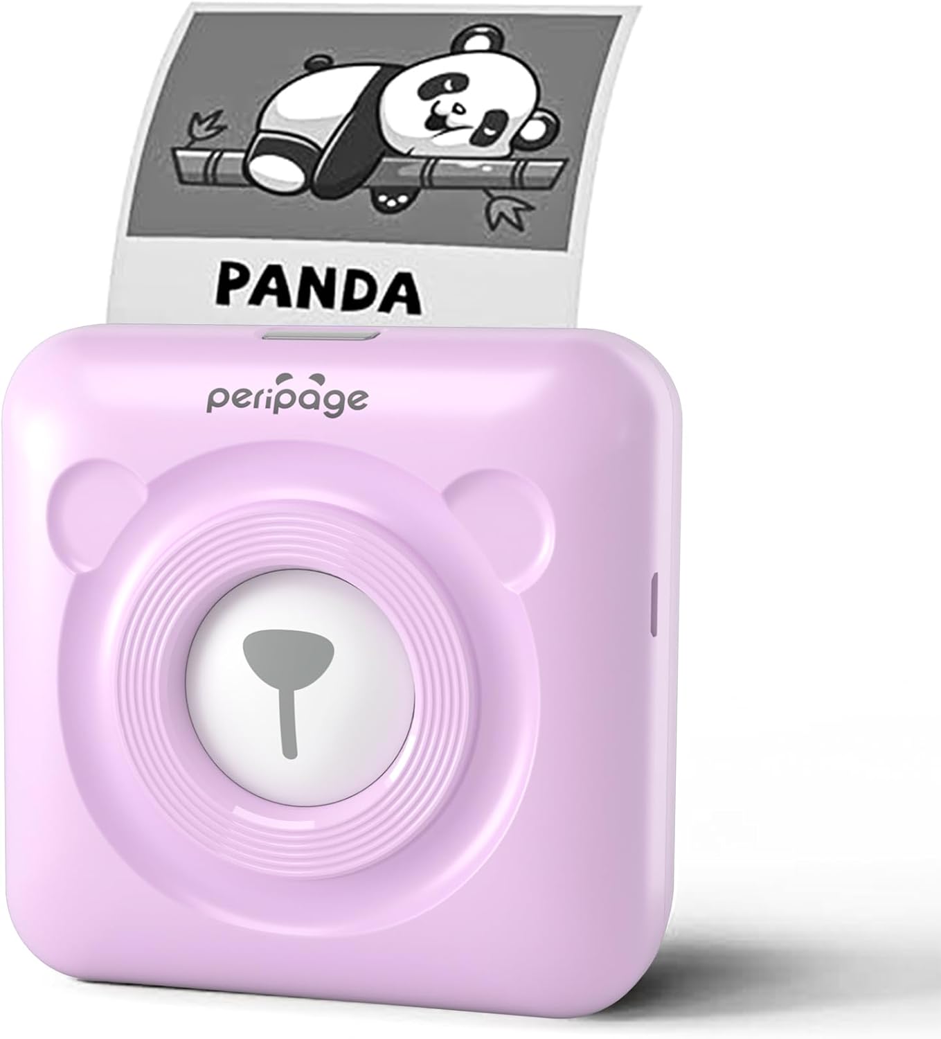 A6 Mini Printer - Portable Bluetooth Thermal Printer (Purple)