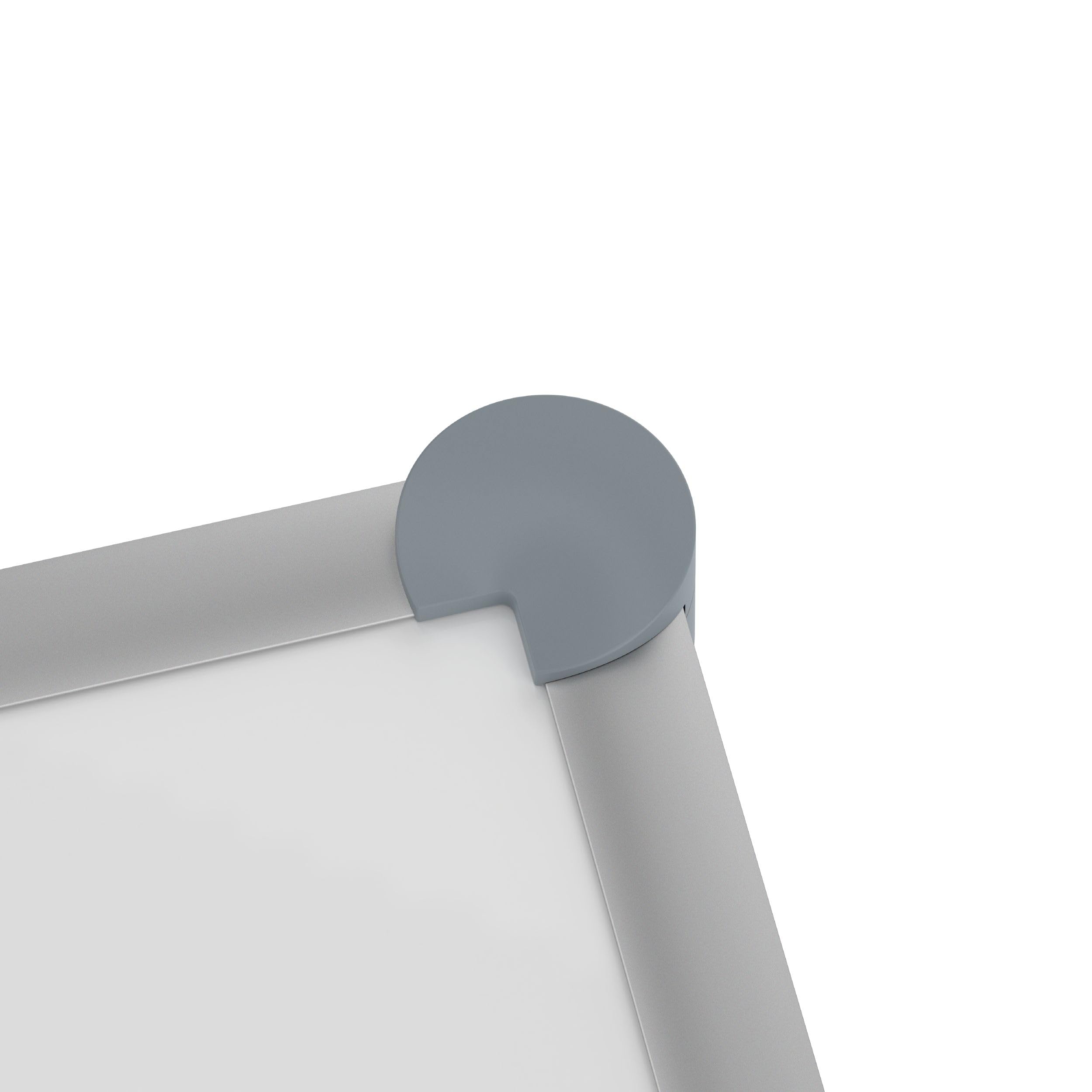 MAUL Tablica magnetyczna MAULpro biała 60x90 cm z aluminiową ramą | łatwe ścieranie na sucho, notatki pod ręką, solidna rama aluminiowa, przesuwana półka, montaż pionowo lub poziomo