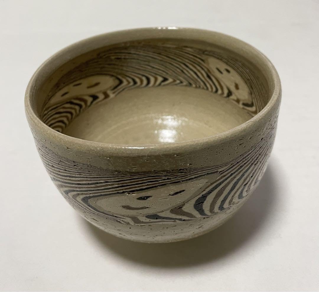 水野教雄 練り込み茶碗 【公式通販】