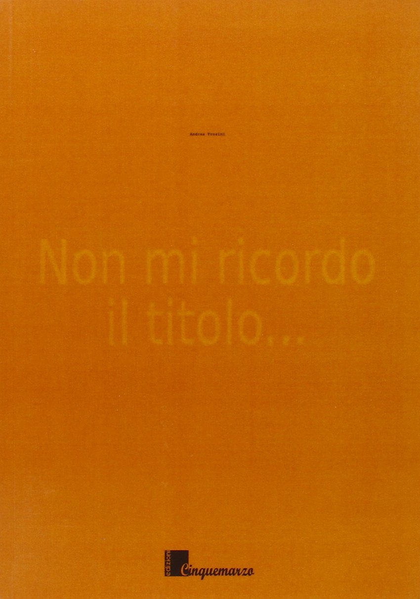 Non mi ricordo il titolo