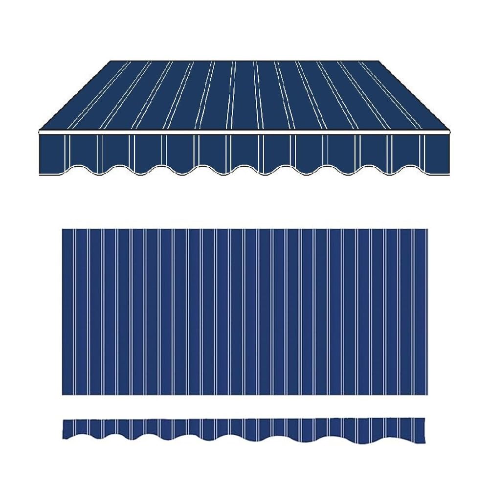 Toldo retráctil con tela de repuesto impermeable de alta protección UV para tiendas