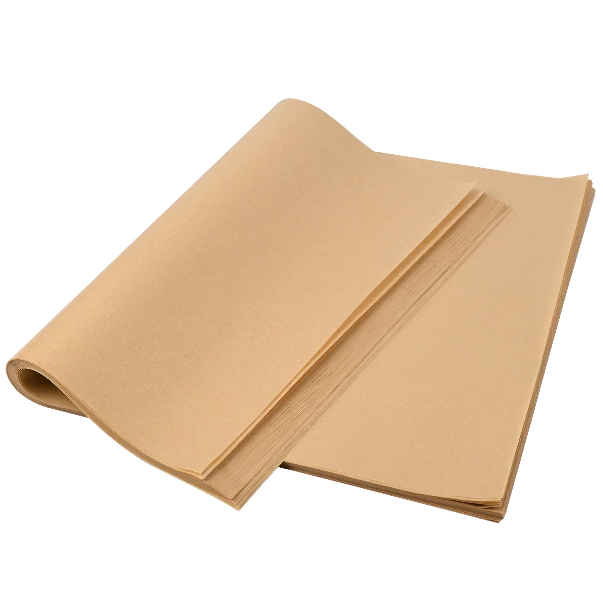 EcoDispose 100 Sheets 12x16 Inch (30x40cm) Unbleached Precut Baking Paper