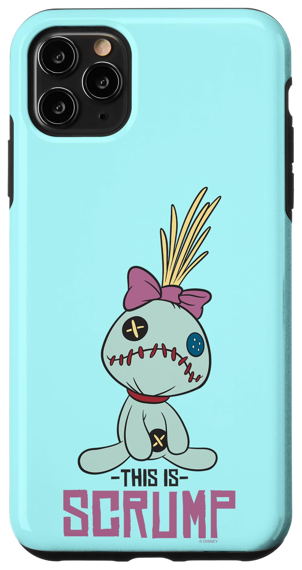 Coque iPhone 11 Pro Max Disney Stitch et Scrump en silicone flexible - 4