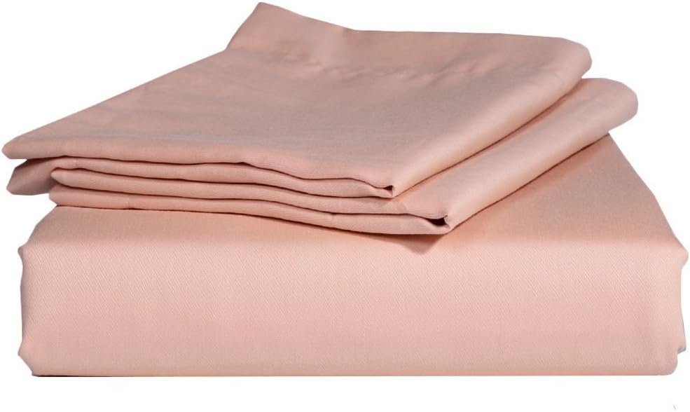 LaxLinen 600TC Supe Soft Quality 100% Egyptian Cotton 4PC Bed Sheet Set 30 Inch Extra Deep Pocket Queen Bed Size, Yellow Solid