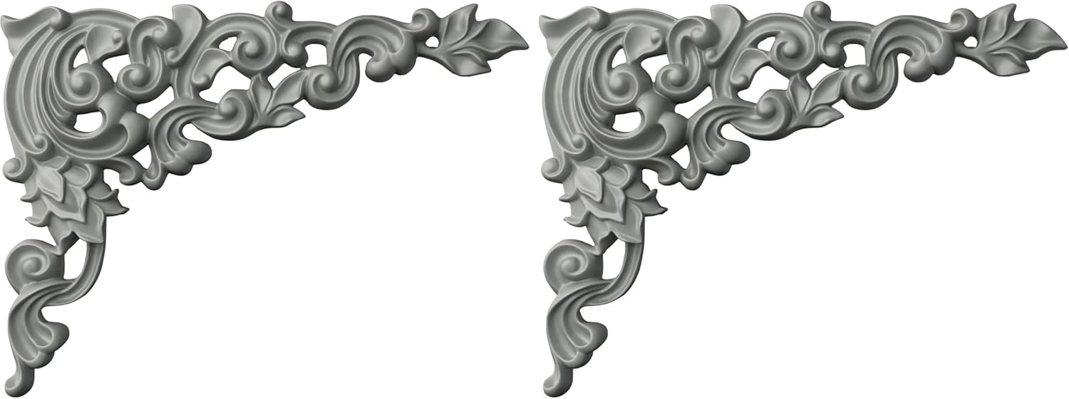 Ekena Millwork ONL12X16KI-R Onlay, 1 Count (Pack of 2), White