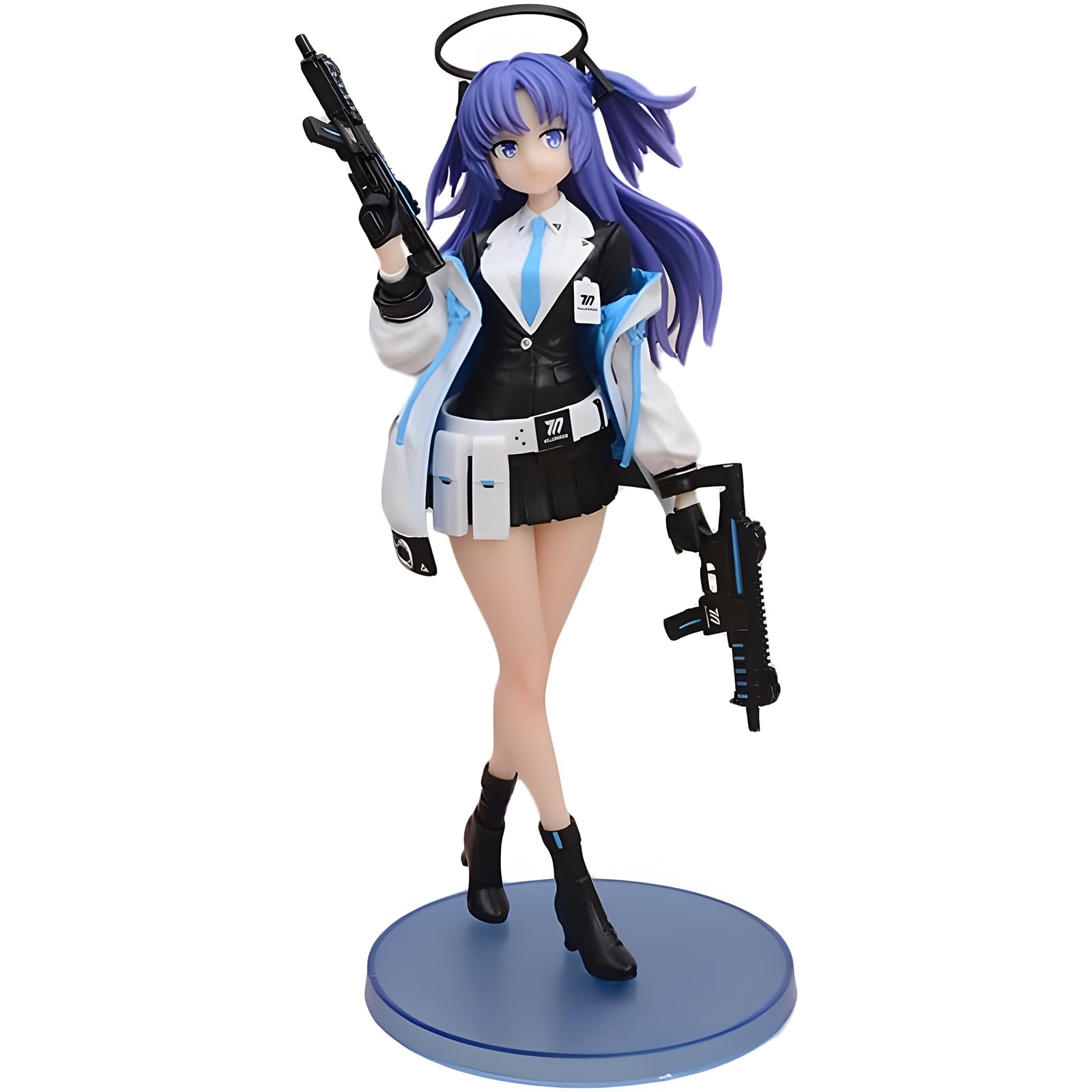 ブルーアーカイブ 早瀬ユウカ フィギュア 塗装済完成品 2次元風　スカート着脱 Amazon.co.jp: ブルーアーカイブ 早瀬ユウカ 超短いスカート 美少女