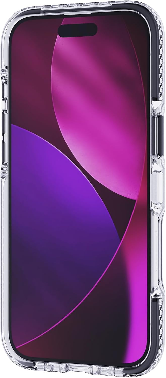 Tech21 EvoCrystal Case for iPhone 17 Air – Black | Slim Protective Case | Impact Protection | MagSafe Compatible