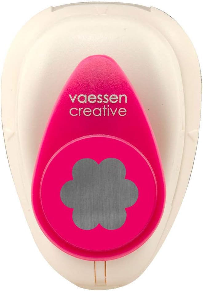Vaessen Creative Craft Paper Punch Flower Motive Puncher, Multi-Colour, 15.7 x 14.4 mm