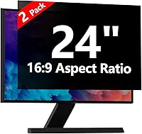 Vista 17 de Protector de pantalla de privacidad para computadora de 20 pulgadas con HP Dell Acer Asus Samsung LG y más, filtro de protección de seguridad