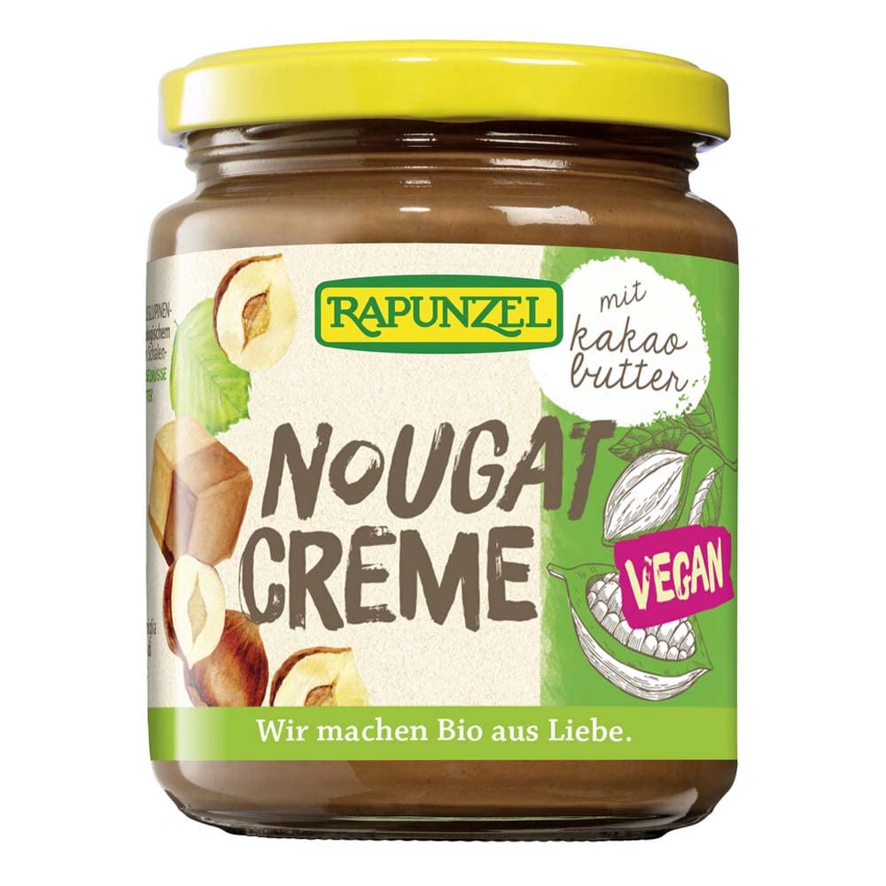 Rapunzel Nougat-Creme, mit Kakaobutter, 250g (12)