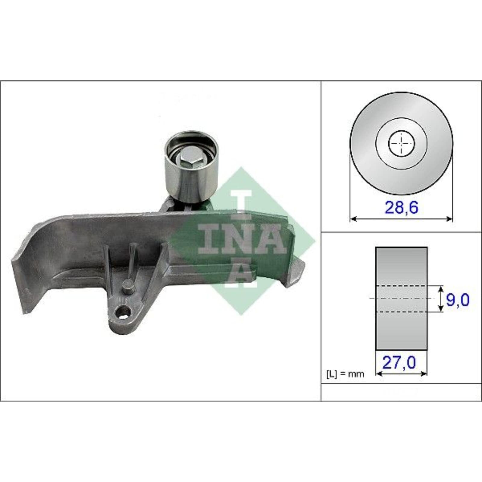 INA Zahnriemensatz 530 0546 10 27mm Kompatibel mit AUDI A4 Avant 8ED, B7 A4 Avant 8E5, B6 A4 Limousine 8D2, B5 A4 Avant 8D5, B5, VW PASSAT Variant 3B6