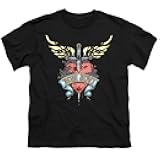 Popfunk Bon Jovi Logo Heart and Dagger Band Youth T Shirt